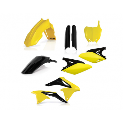 Σετ πλαστικά μοτοσυκλέτας ACERBIS για Suzuki RM-Z250 10-18 Yellow/Black